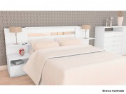 Cabeceira Box Casal com Criado Mudo Mademarcs Europa Munique